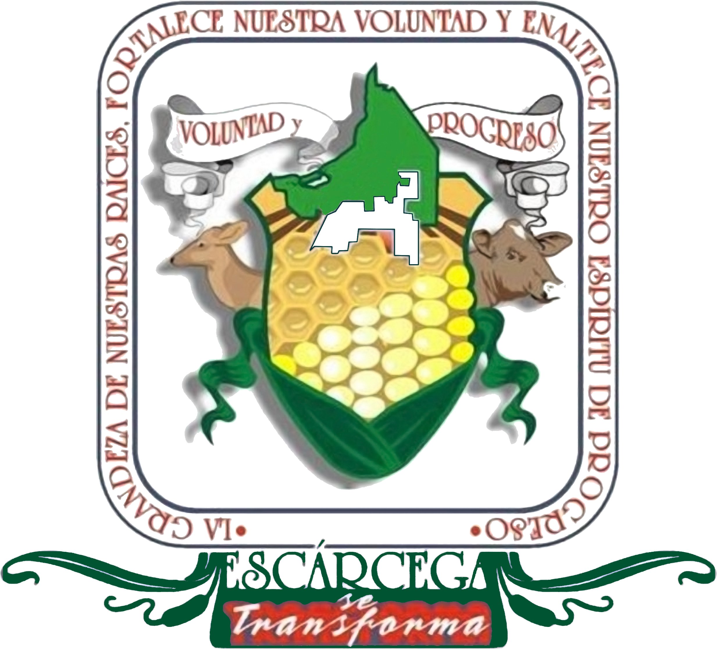 Escudo Oficial Histórico del Municipio de Escárcega